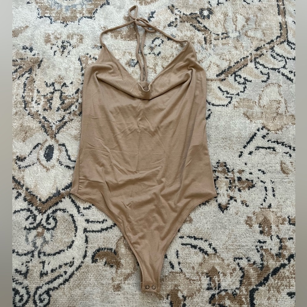 Women’s Drapey Cowl Neck Bodysuit